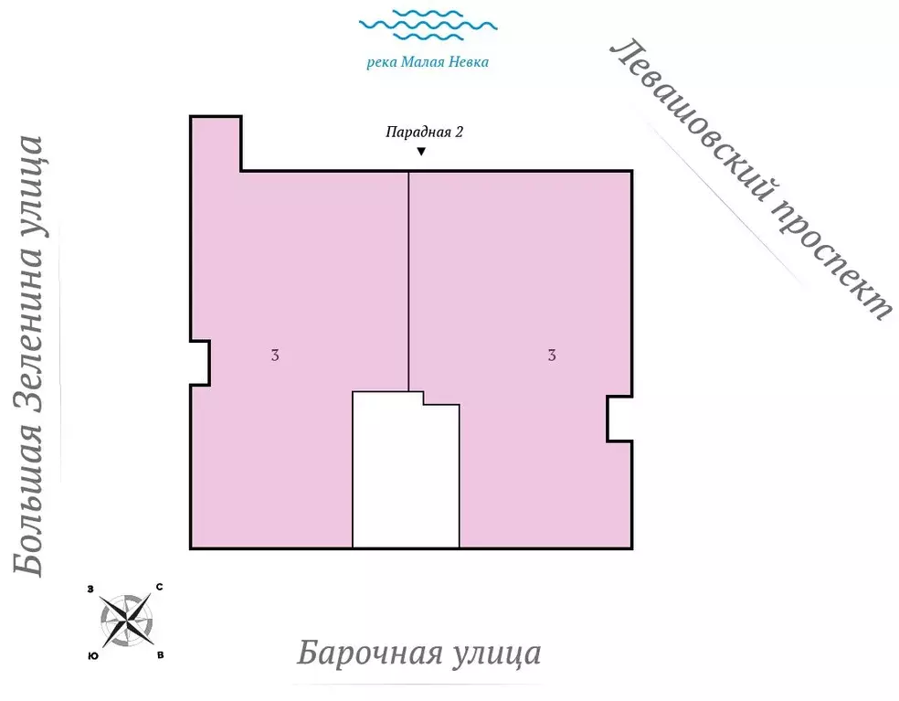 3-к кв. Санкт-Петербург Барочная ул., 6 (134.3 м) - Фото 1