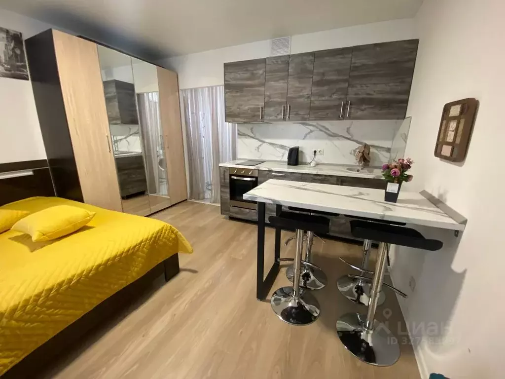 Студия Московская область, Люберцы ул. Весенняя, 6 (23.0 м) - Фото 1