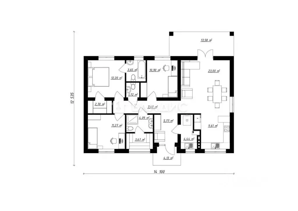 Дом в Владимирская область, Владимир д. Шепелево,  (124 м) - Фото 2