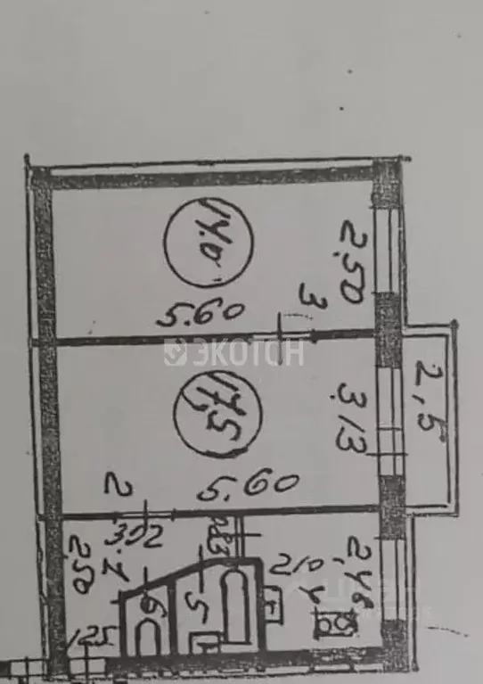 2-к кв. Санкт-Петербург Будапештская ул., 15К2 (45.0 м) - Фото 1