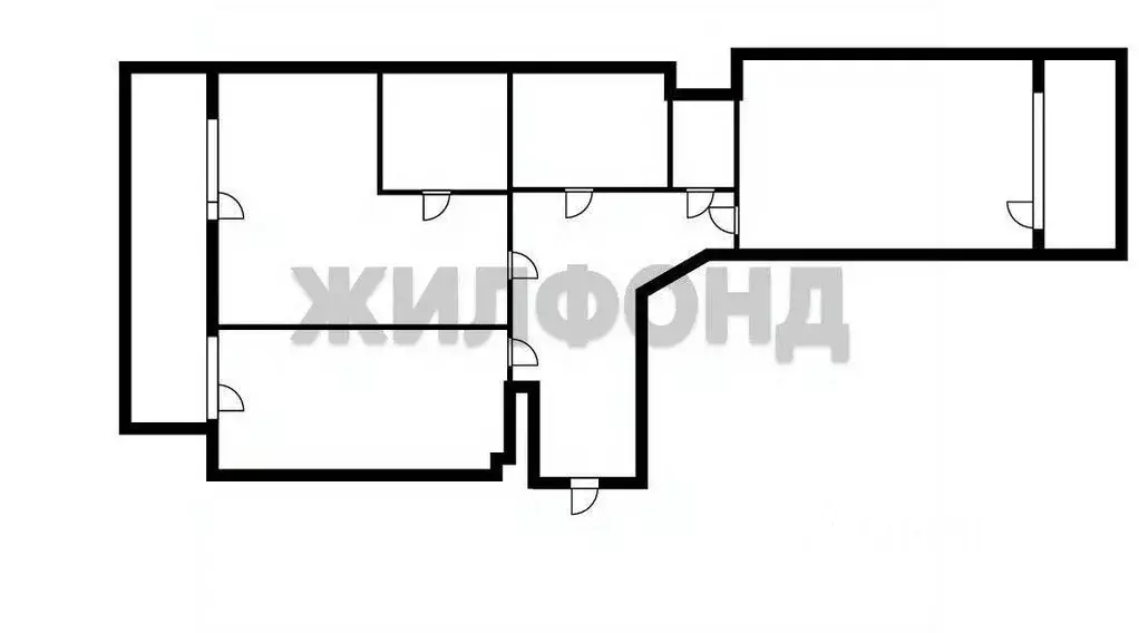 2-к кв. Новосибирская область, Новосибирск ул. Гоголя, 32/1 (83.6 м) - Фото 1
