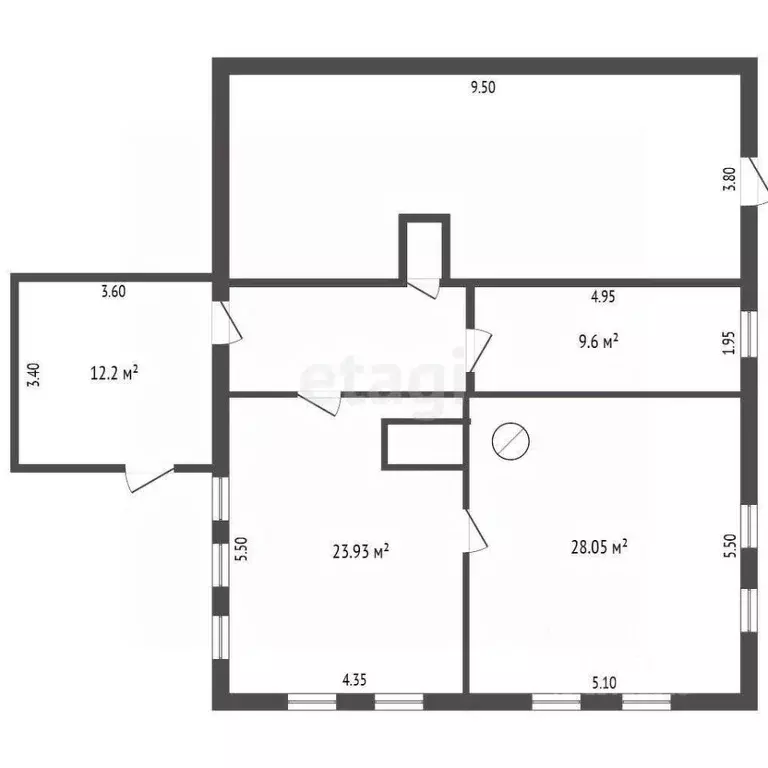 Дом в Псковская область, Порховский муниципальный округ, д. Скрипово  ... - Фото 2