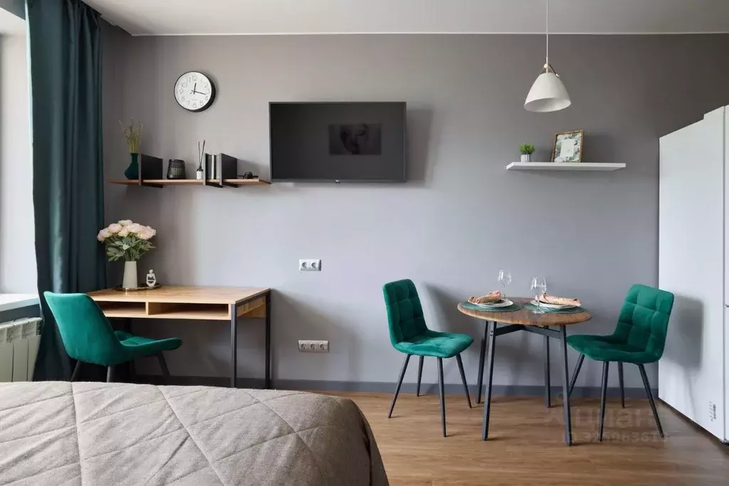 Студия Санкт-Петербург ул. Федора Котанова, 5к2 (26.0 м) - Фото 2