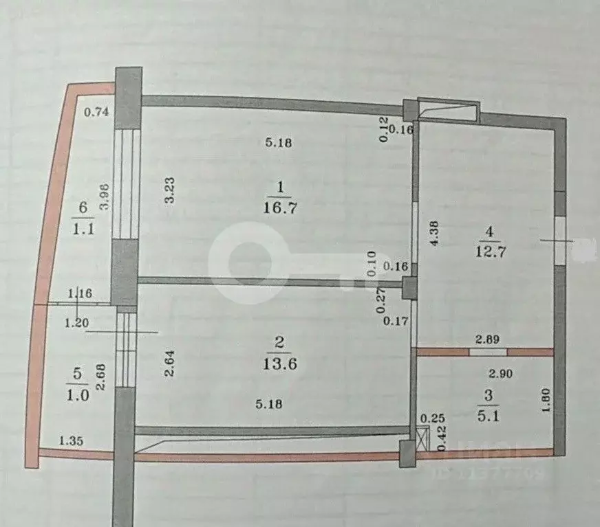 1-к кв. Татарстан, Казань ул. Сибирский Тракт, 23Б (48.0 м) - Фото 1