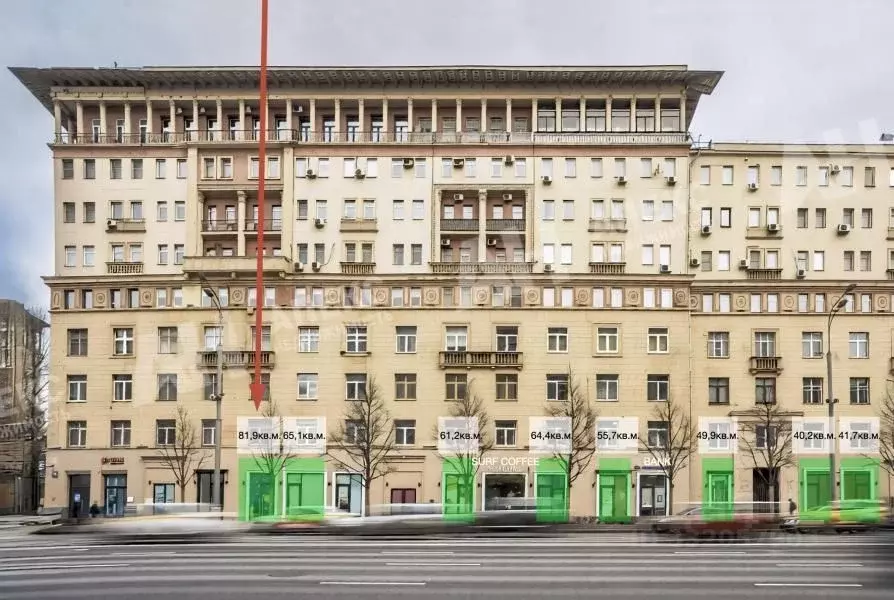 Помещение свободного назначения в Москва ул. Земляной Вал, 25 (82 м) - Фото 1