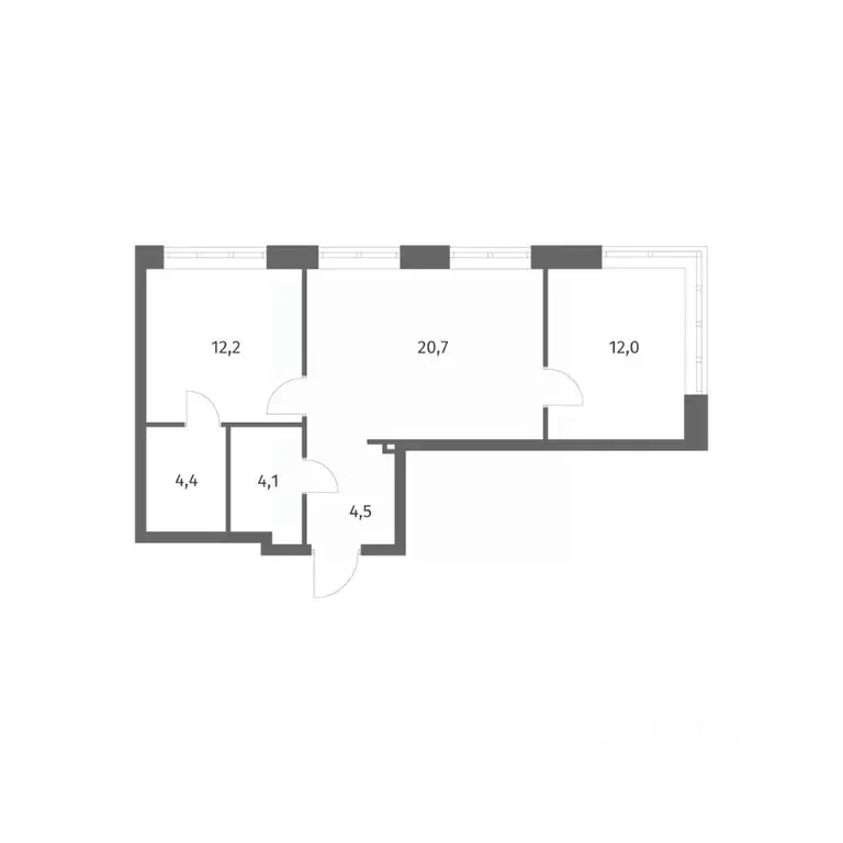 2-к кв. Ленинградская область, Ломоносовский район, Аннинское ... - Фото 0