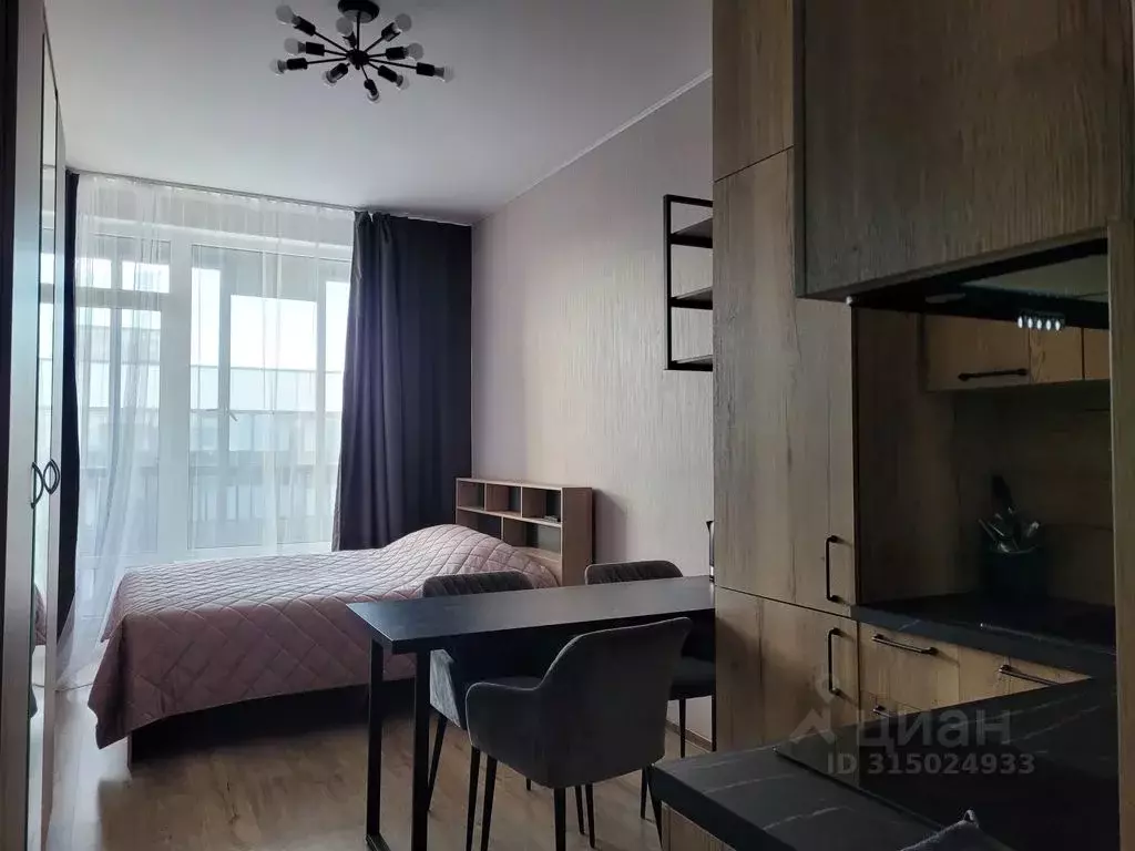 Студия Санкт-Петербург ул. Новосергиевская, 3 (31.0 м) - Фото 0