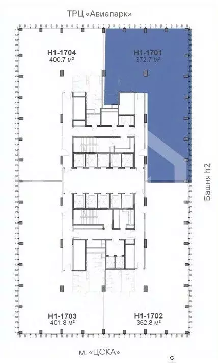 Помещение свободного назначения в Москва Ходынский бул., 6с1 (373 м) - Фото 2