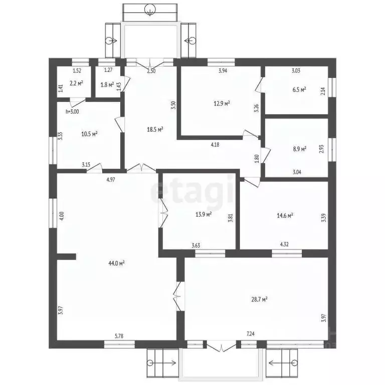 Дом в Крым, Евпатория городской округ, Заозерное пгт ул. Аллея Дружбы, ... - Фото 2