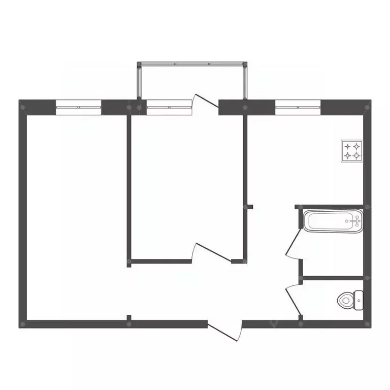 2-к кв. Амурская область, Белогорск ул. Чехова, 51/1 (47.1 м) - Фото 2