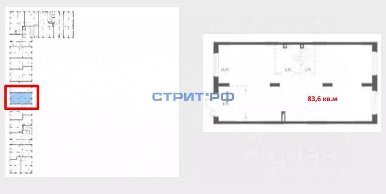 Торговая площадь в Московская область, Домодедово городской округ, с. ... - Фото 2