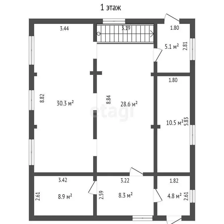 Дом в посёлок Зарубино, Почтовая улица (180.8 м) - Фото 1