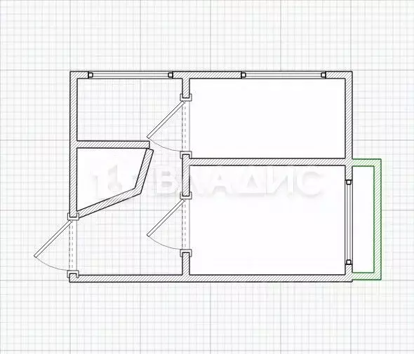 2-к кв. Пензенская область, Пенза ул. Глазунова, 3 (42.8 м) - Фото 2
