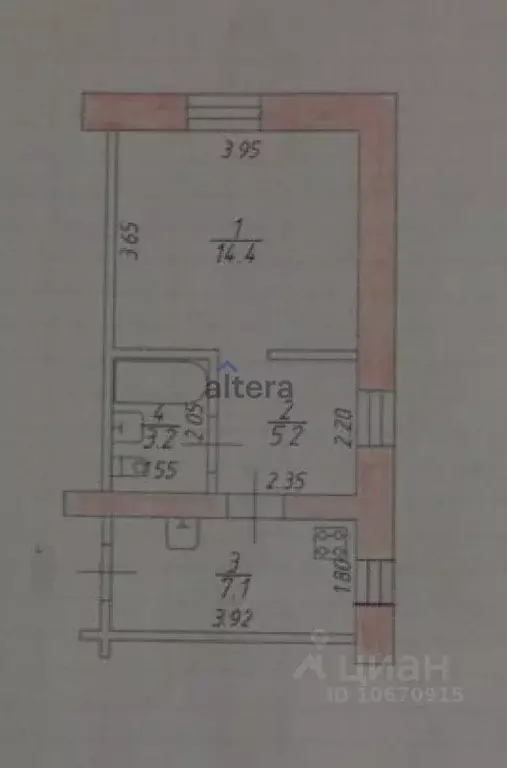 1-к кв. Татарстан, Казань ул. Гудованцева, 50А (29.8 м) - Фото 2