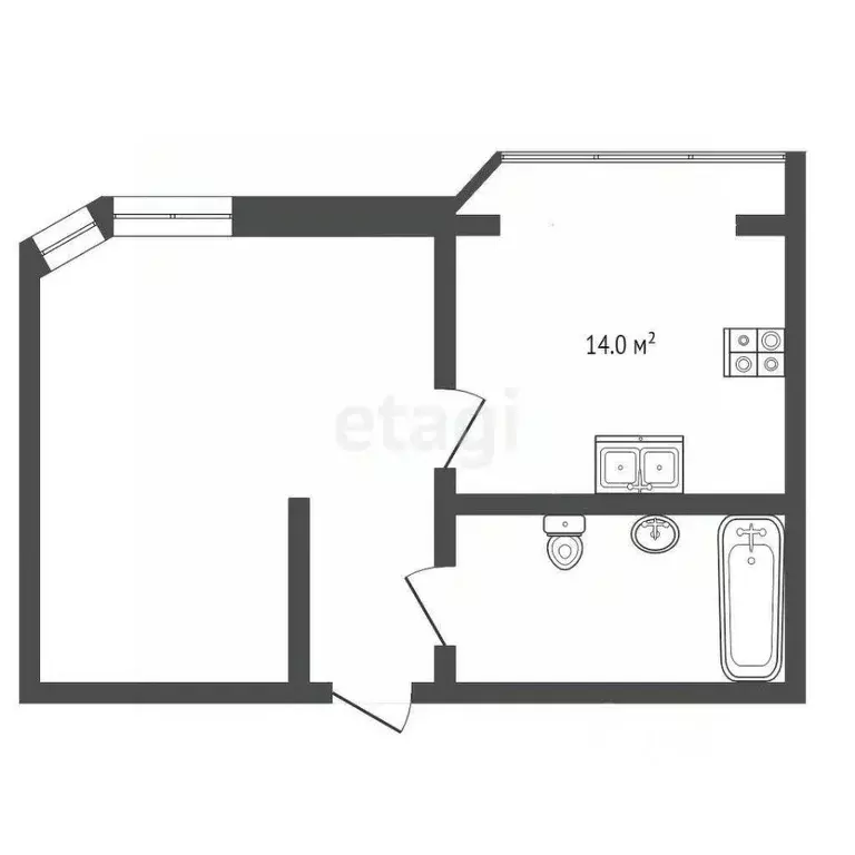 1-к кв. Ростовская область, Таганрог ул. Ленина, 199 (51.4 м) - Фото 2