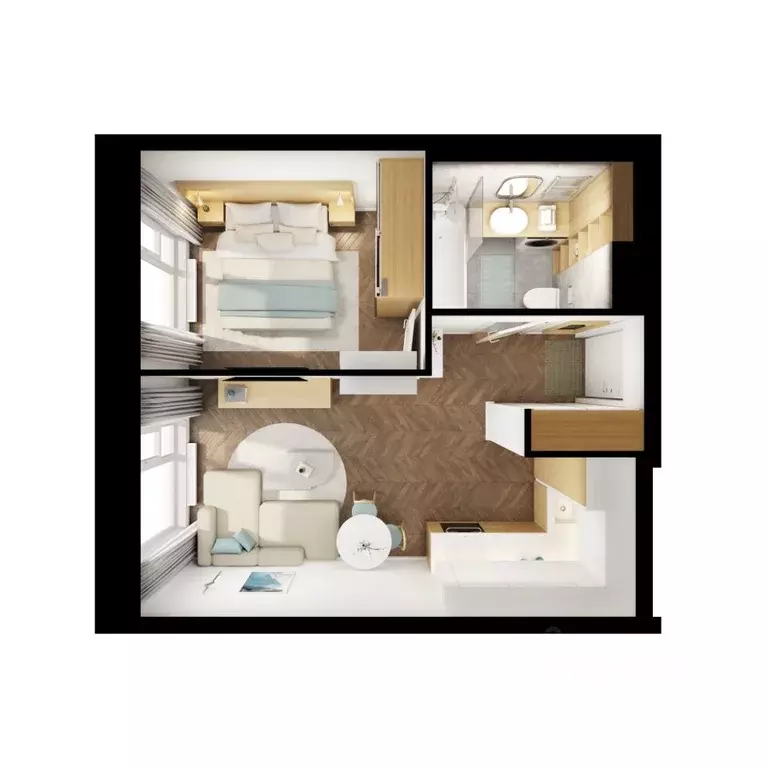 1-к кв. Бурятия, Улан-Удэ Советская ул., 6/2 (32.6 м) - Фото 1