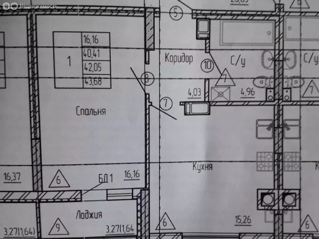 1-комнатная квартира: Калининград, Солдатская улица, 9к4 (44 м) - Фото 1