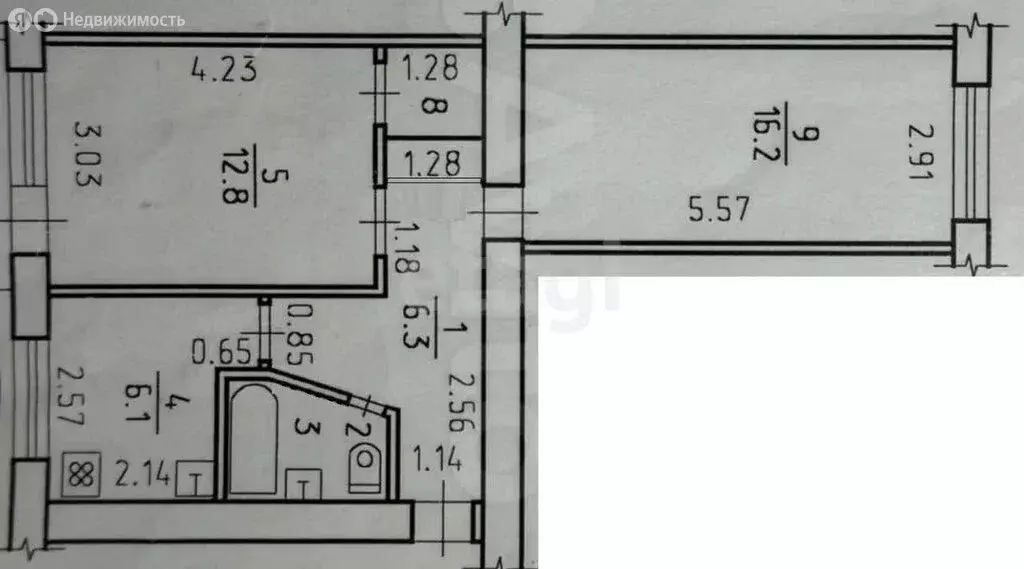 2-комнатная квартира: Ижевск, улица 9 Января, 165 (47.2 м) - Фото 1
