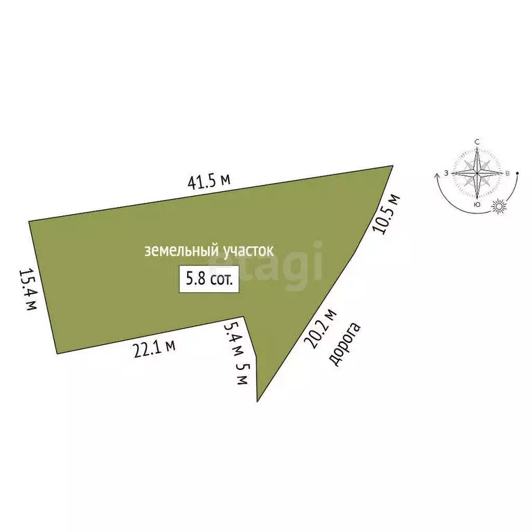 Участок в Санкт-Петербург, Красногвардейский район, муниципальный ... - Фото 2