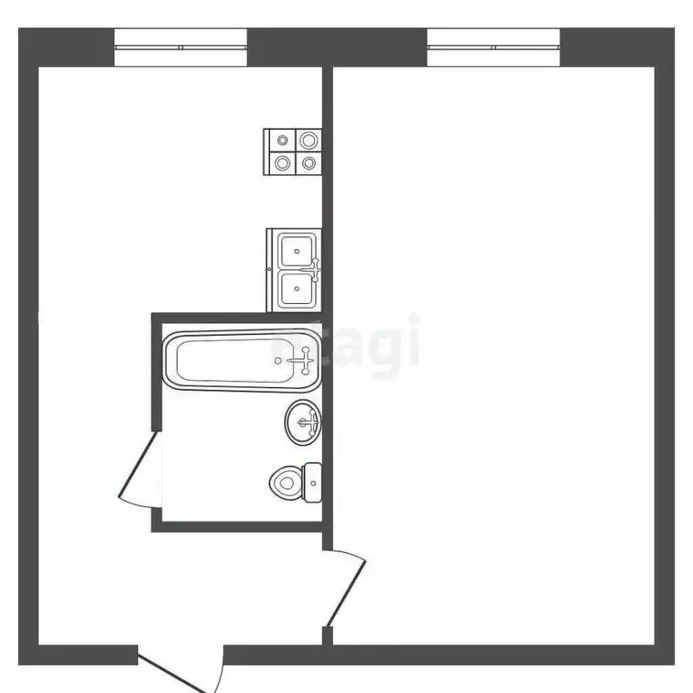 1-к кв. Мордовия, Саранск ул. Веселовского, 31 (33.0 м) - Фото 1