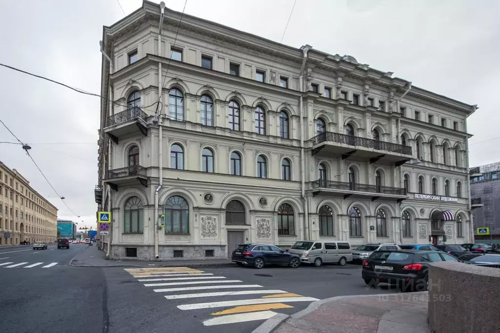3-к кв. Санкт-Петербург ул. Глинки, 1 (100.0 м) - Фото 1