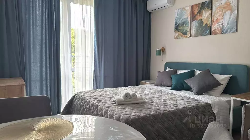 Студия Краснодарский край, Сочи ул. Искры, 88к8 (27.0 м) - Фото 1