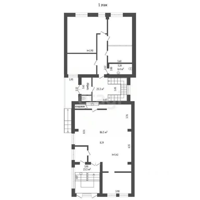 Торговая площадь в Ростовская область, Ростов-на-Дону Красноармейская ... - Фото 1
