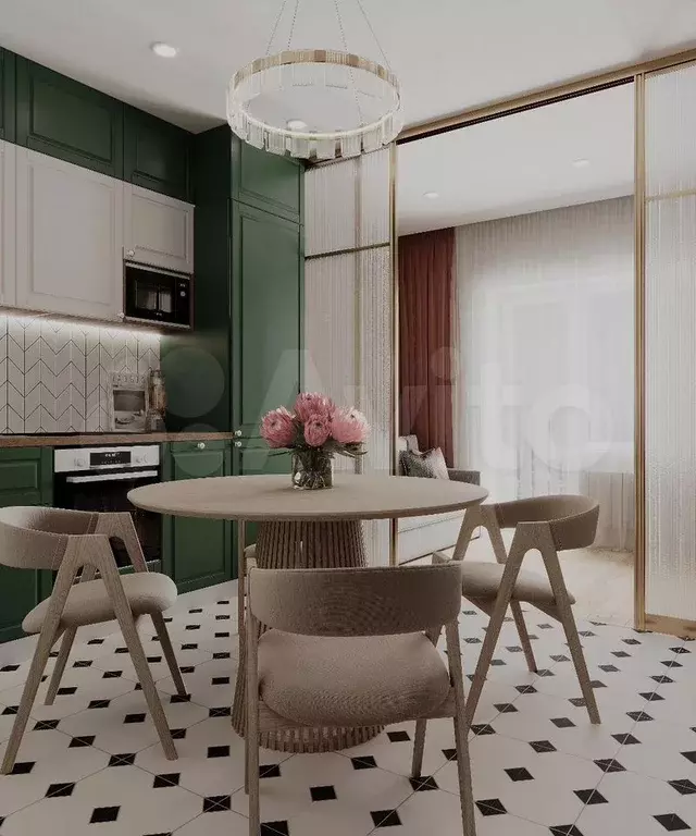 Квартира-студия, 34,7 м, 4/4 эт. - Фото 0