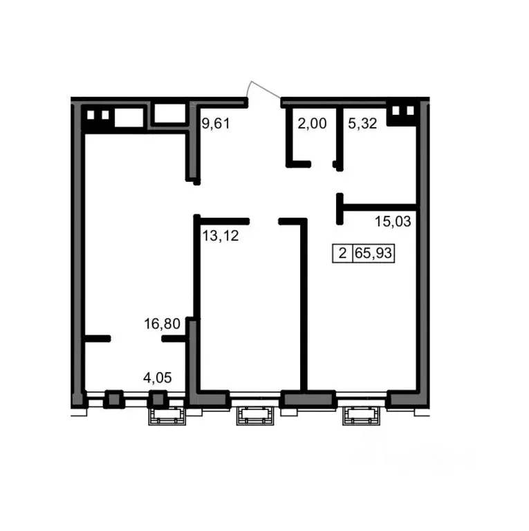 2-к кв. Волгоградская область, Волгоград ул. 8-й Воздушной Армии, 3 ... - Фото 1