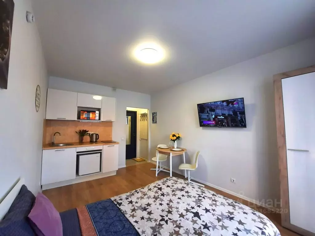 Студия Московская область, Люберцы ул. Летчика Ларюшина, 4к2 (22.0 м) - Фото 1