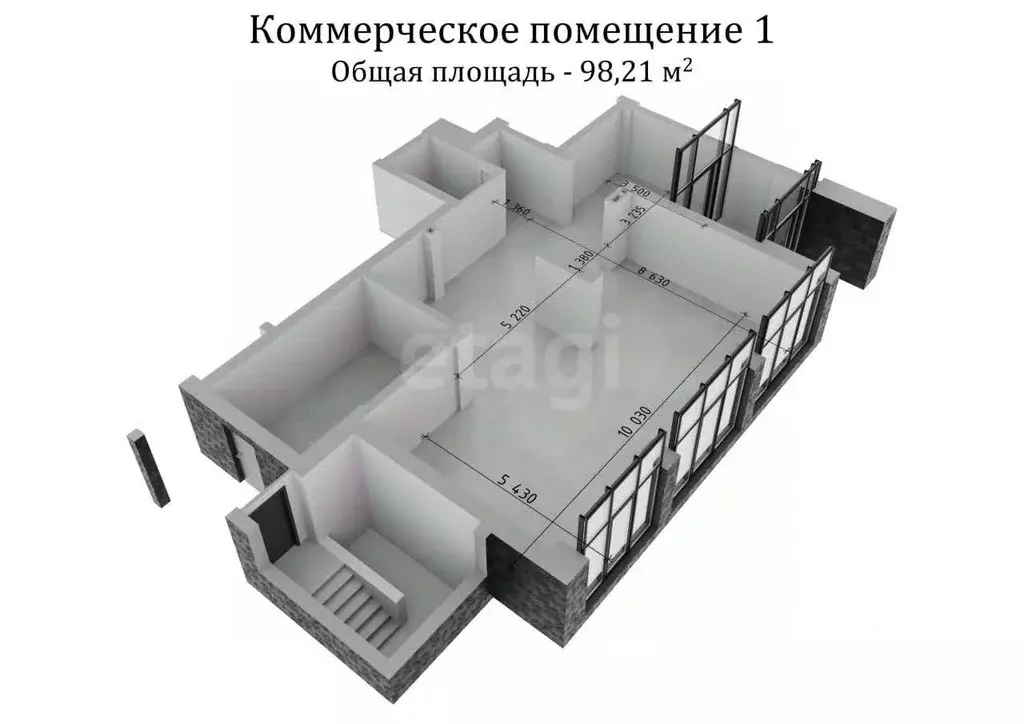 Помещение свободного назначения в Брянская область, Брянск Школьный ... - Фото 2