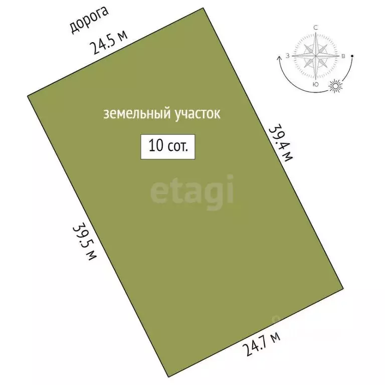 Участок в Тюменская область, Тюменский муниципальный округ, д. ... - Фото 2