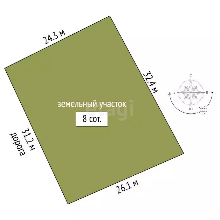 Участок в Вологодская область, Череповецкий район, д. Давыдово 55 (8.0 ... - Фото 2