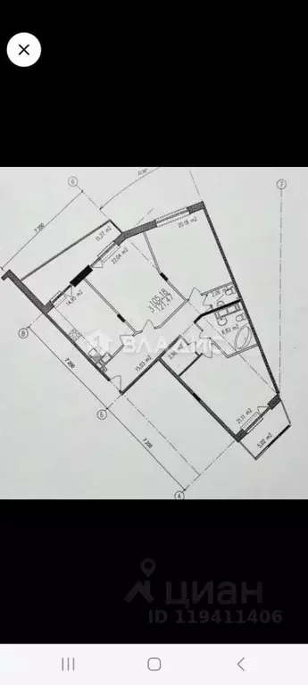 3-к кв. Тульская область, Тула ул. Макаренко, 9Б (118.9 м) - Фото 1
