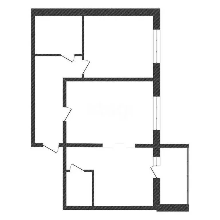 2-комнатная квартира: Обнинск, улица Гагарина, 71 (56.6 м) - Фото 1