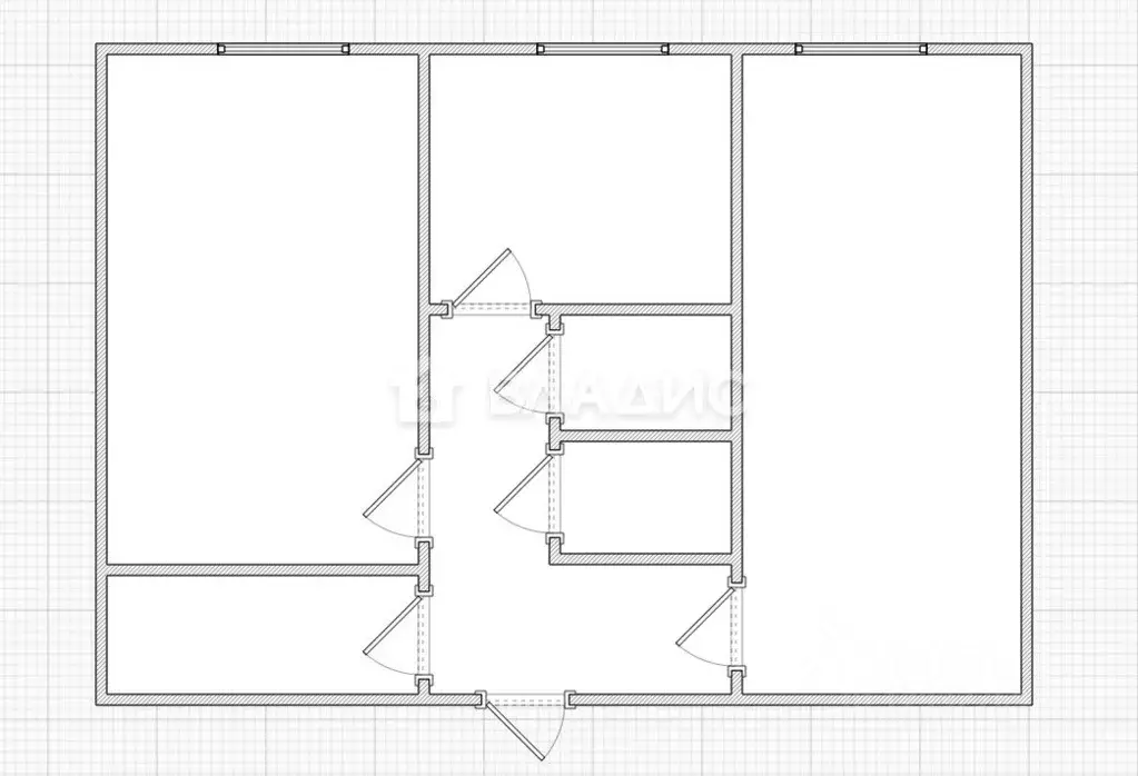 2-к кв. Пензенская область, Пенза ул. Герцена, 12А (45.2 м) - Фото 2