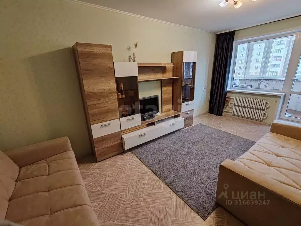 1-к кв. Татарстан, Казань ул. Академика Глушко, 28 (33.1 м) - Фото 0