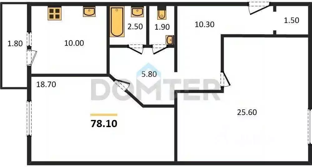2-к кв. Татарстан, Лаишевский район, Песчано-Ковалинское с/пос, с. ... - Фото 2