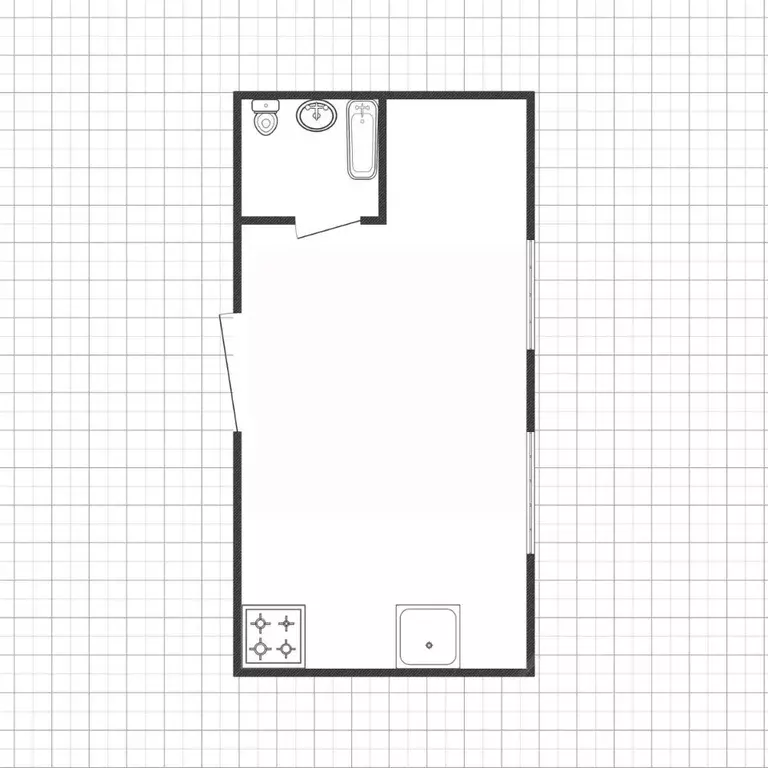Студия Алтайский край, Барнаул ул. Сизова, 26 (15.0 м) - Фото 2