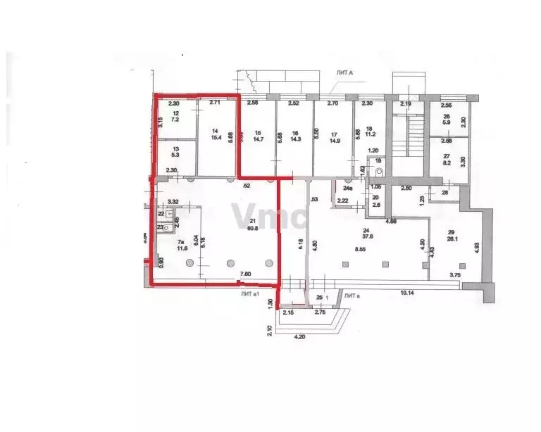 Помещение свободного назначения (90 м) - Фото 2