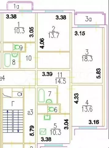 4-комнатная квартира: Москва, улица Бутлерова, 4 (93 м) - Фото 1