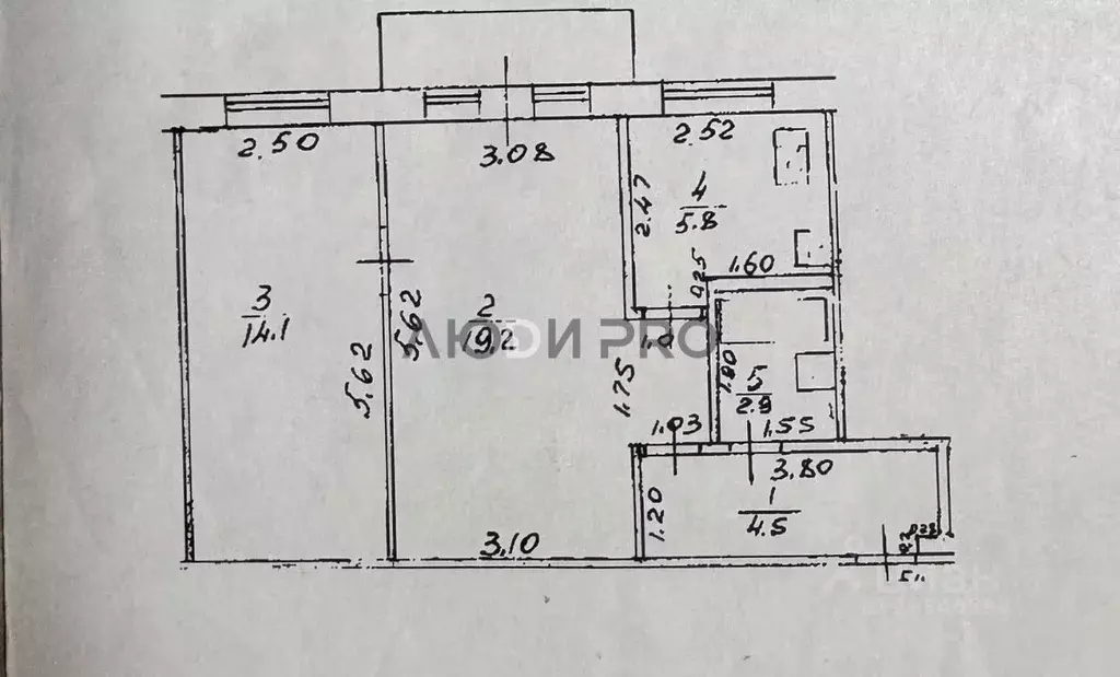 2-к кв. Башкортостан, Уфа ул. Орджоникидзе, 7 (46.0 м) - Фото 2