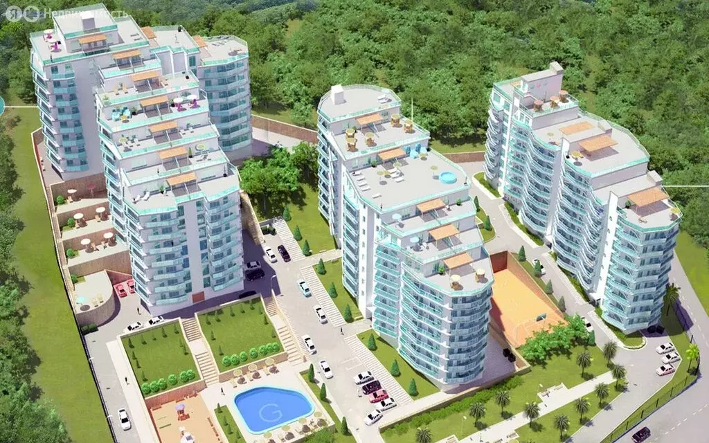 Квартира-студия: Республика Крым, муниципальный округ Ялта, посёлок ... - Фото 1