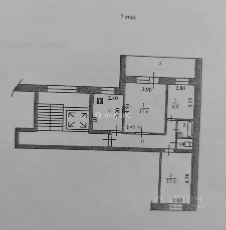 3-к кв. Пензенская область, Пенза просп. Строителей, 30 (60.4 м) - Фото 1