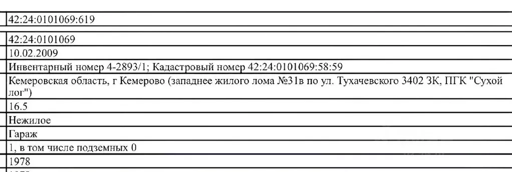 Гараж в Кемеровская область, Кемерово ул. Тухачевского, 31 (33 м) - Фото 1