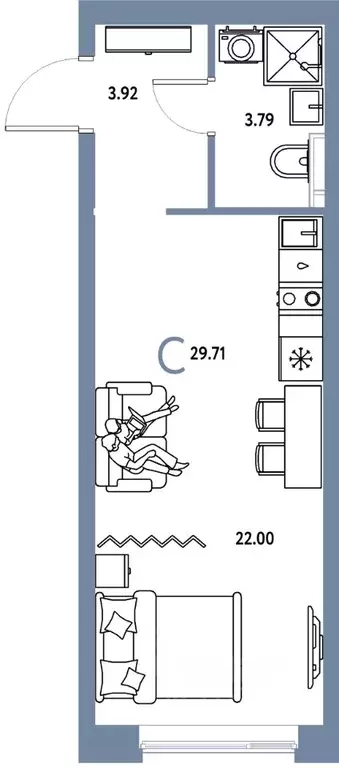 Студия Свердловская область, Екатеринбург муниципальное образование, ... - Фото 1