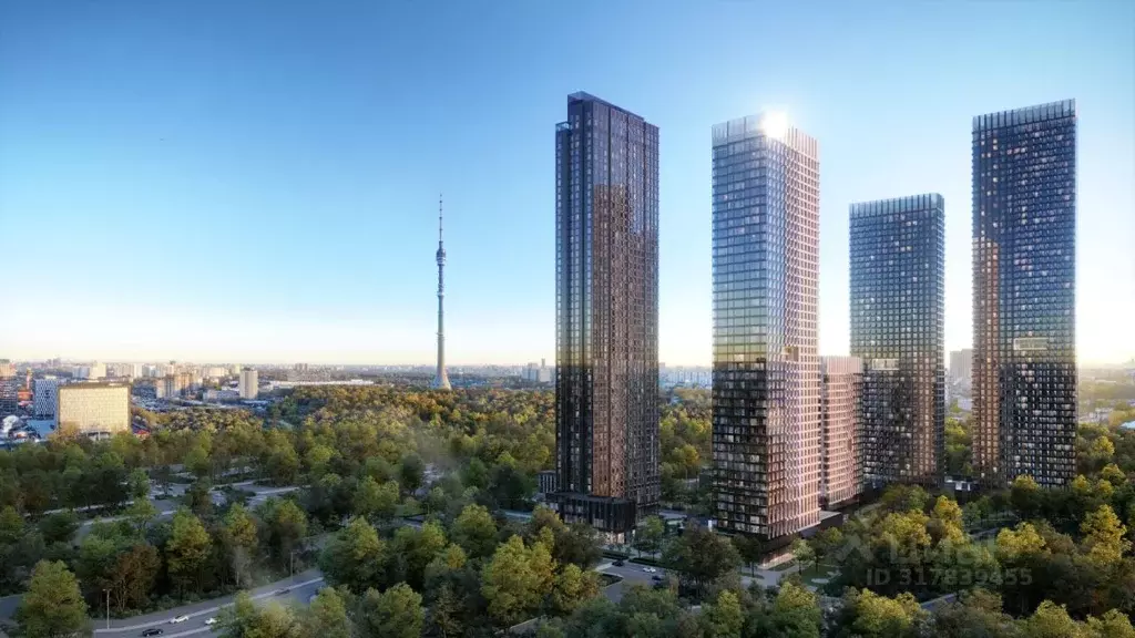 Студия Москва Огородный проезд (39.38 м) - Фото 1