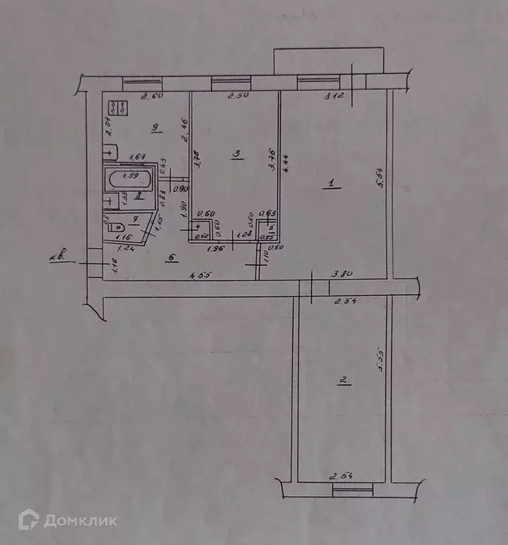 Продаётся 3-к квартира, 59 м - Фото 1