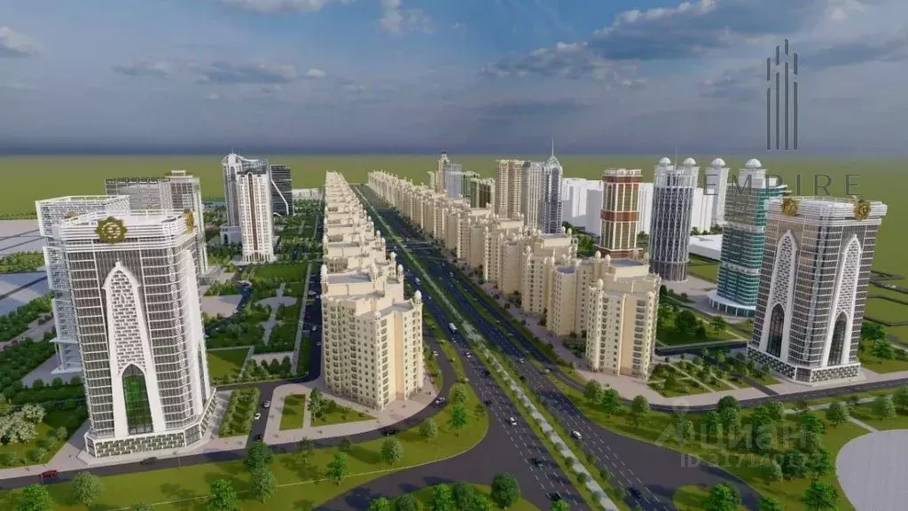 1-к кв. Чеченская республика, Грозный ул. Титова, 95 (53.03 м) - Фото 1