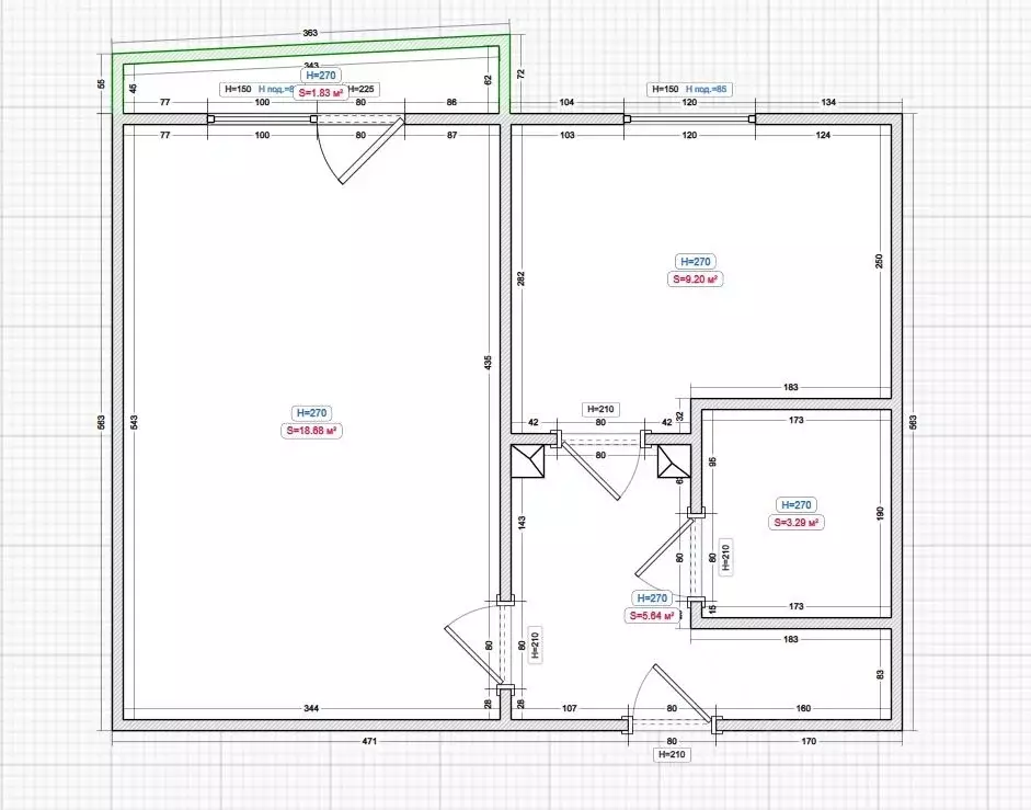 1-к кв. Омская область, Омск ул. Завертяева, 7к5 (37.3 м) - Фото 0